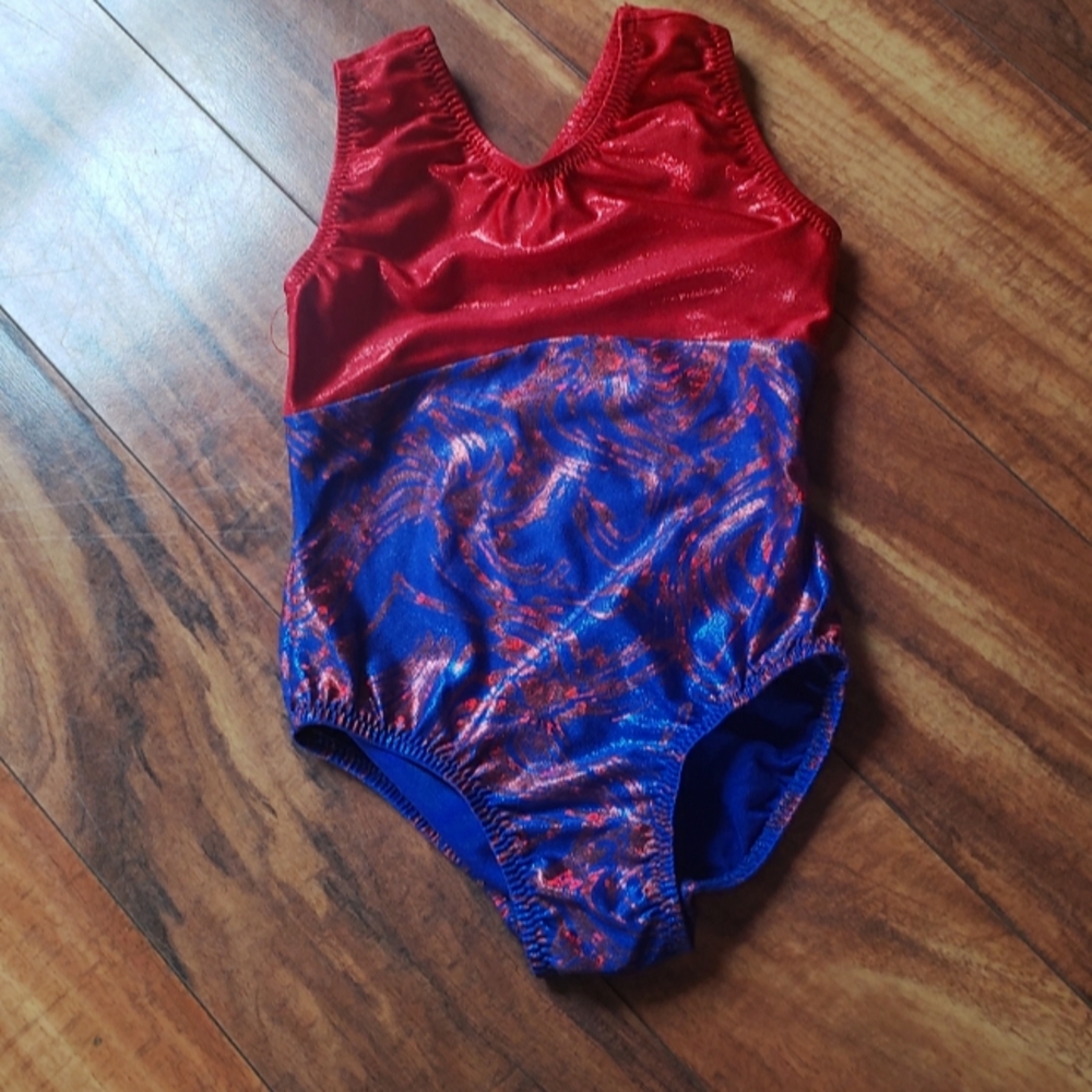 Go for the Gold USA XS girl's Gymnastics leotard